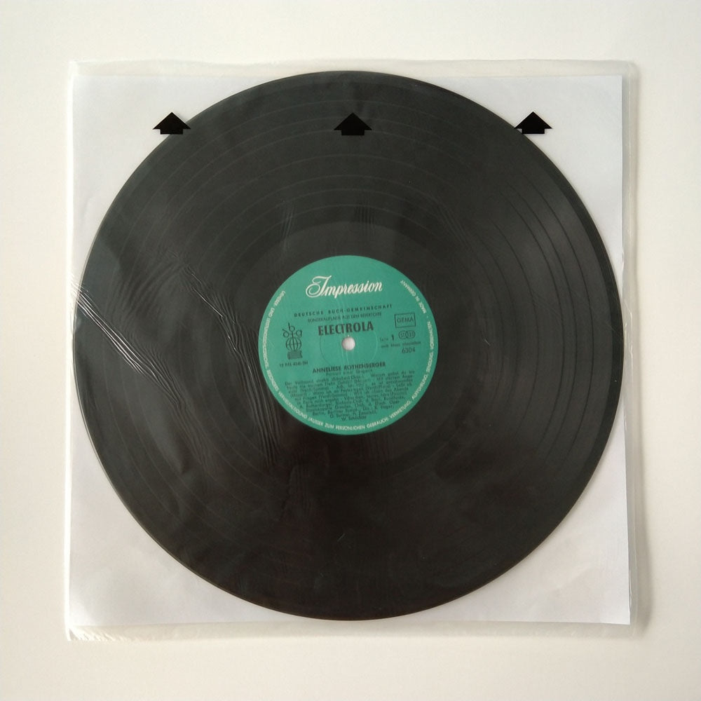 12 Black Craft & Rice Paper Vinyl Disc LP Record Sleeve - pack of 20 —  AMERICAN RECORDER TECHNOLOGIES, INC.
